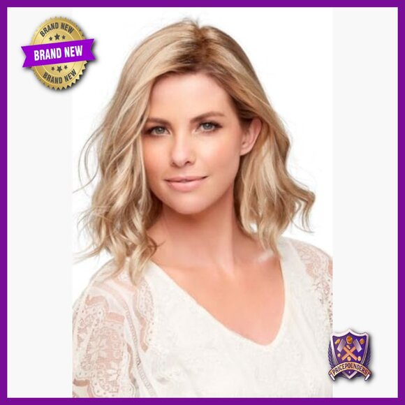 12 Inch Clip-In Hair Topper, Double Monofilament Base, Wavy Synthetic Hair - Picture 3 of 7